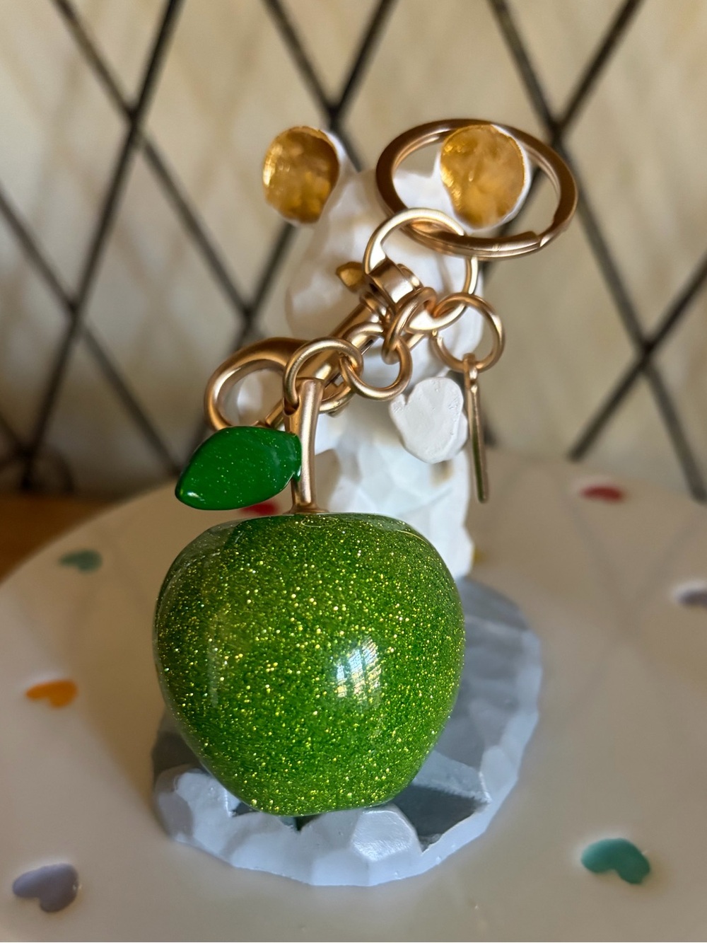 Green Apple “Lucky”Bag Charm Nwt